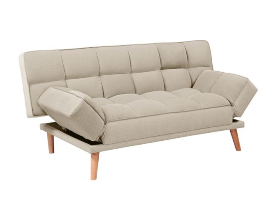 Καναπές κρεβάτι minimal σε μπεζ χρώμα 179x39x87 εκ