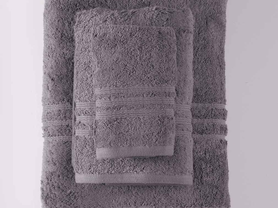 Aria πετσέτα gray προσώπου 50x90 εκ