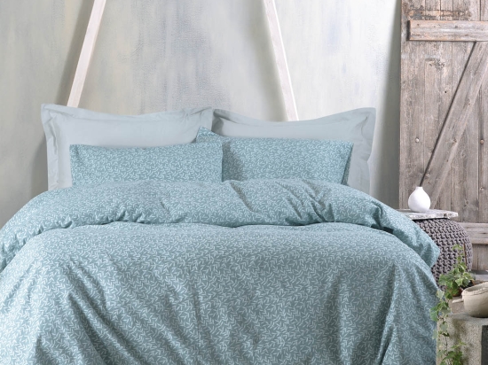 Melrose πράσινο σετ σεντόνια flannel 230x260 εκ 