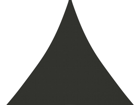 Πανί Σκίασης Τρίγωνο Ανθρακί 3 x 3 x 3 μ. από Ύφασμα Oxford