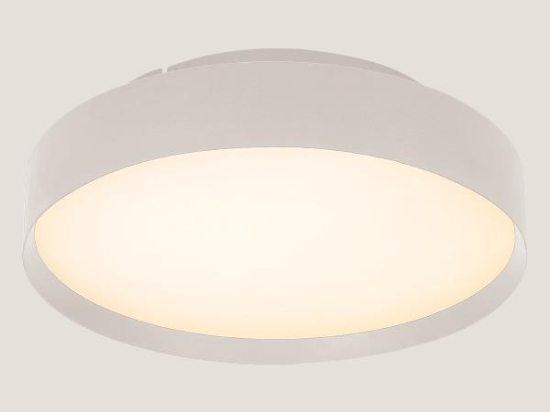 Πλαφονιέρα led λευκή μεταλλική 60x11 εκ