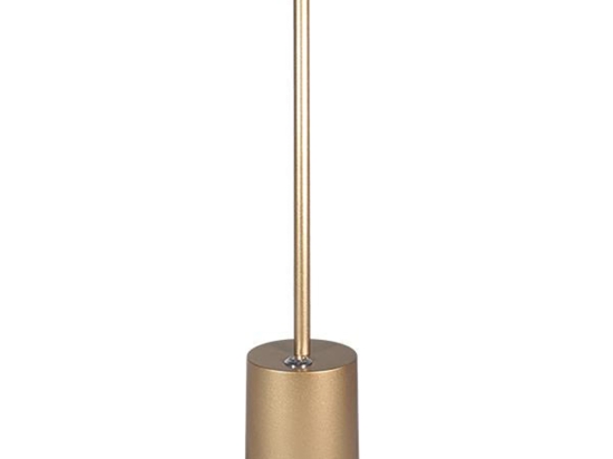 Πορτατίφ αφής επαναφορτιζόμενο led dimmable χρυσό αλουμινίου 9x35 εκ