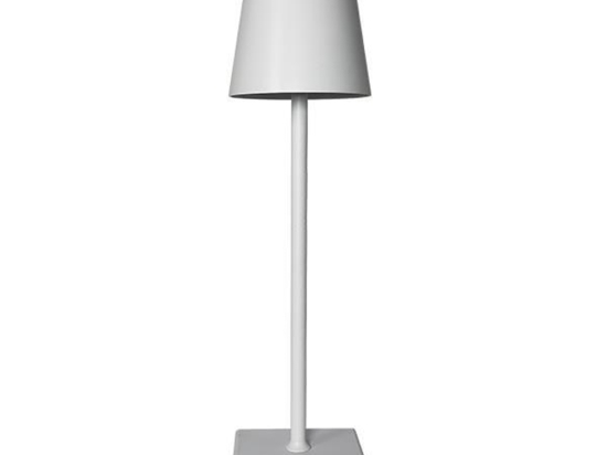 Πορτατίφ αφής επαναφορτιζόμενο led dimmable λευκό αλουμινίου 10x38 εκ