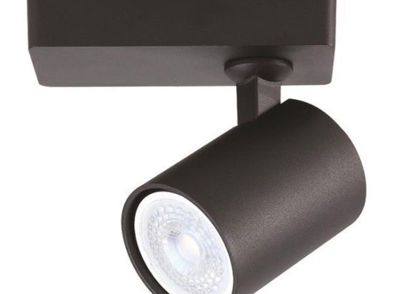 Σποτ τοίχου μονό σε μαύρο χρώμα 6x12x13.5 εκ
