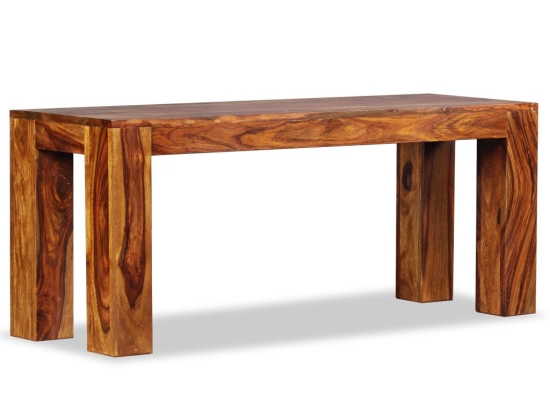 Πάγκος από μασίφ ξύλο sheesham 110x35x45 εκ