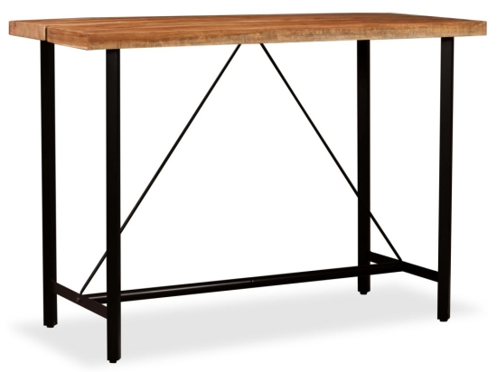 Τραπέζι μπαρ από μασίφ ξύλο sheesham 150x70x107 εκ