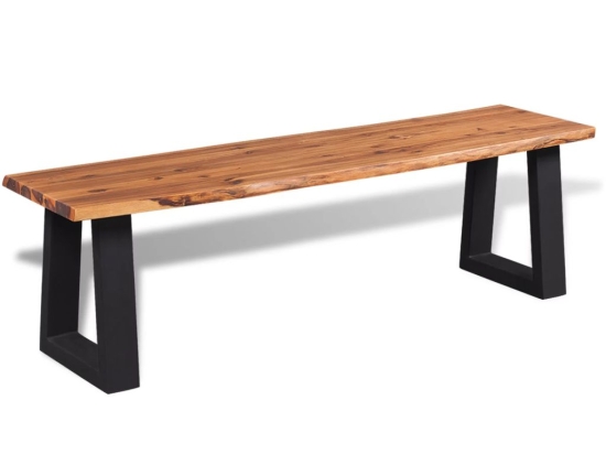 Πάγκος από μασίφ ξύλο ακακίας 160x40x45 εκ