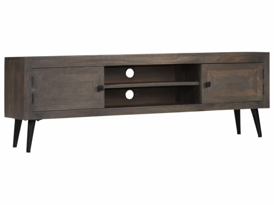 Έπιπλο τηλεόρασης από μασίφ ξύλο μάνγκο 140x30x45 εκ