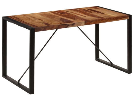 Τραπέζι φαγητού από μασίφ ξύλο sheesham 140x70x75 εκ