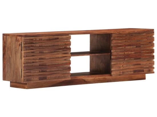 Έπιπλο τηλεόρασης από μασίφ ξύλο sheesham 120x30x40 εκ 