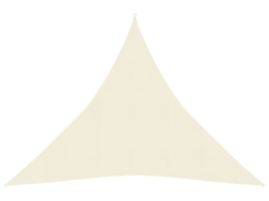 Πανί Σκίασης Κρεμ 4,5 x 4,5 x 4,5 μ. από HDPE 160 γρ./μ²