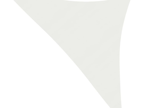  Πανί Σκίασης Λευκό 3,5 x 3,5 x 4,9 μ. από HDPE 160 γρ./μ²