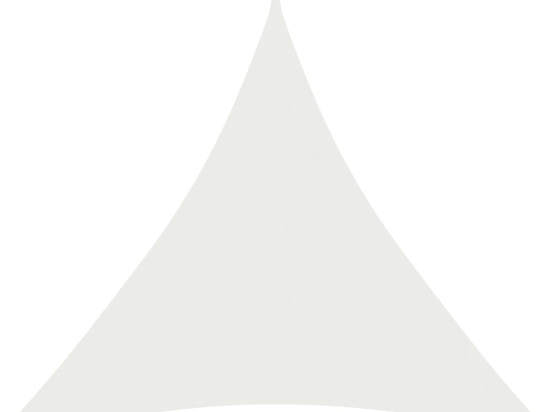 Πανί Σκίασης Λευκό 4 x 5 x 5 μ. από HDPE 160 γρ./μ²