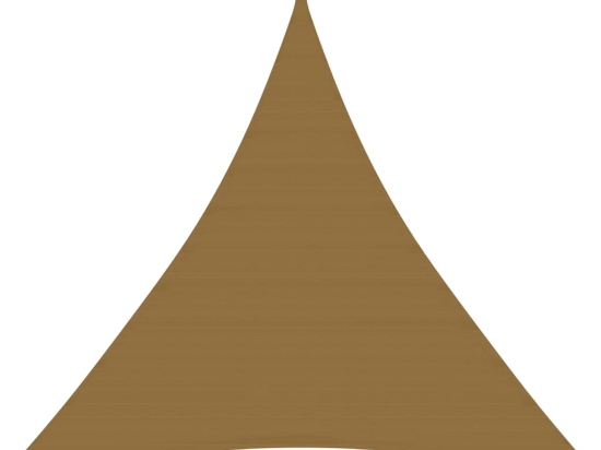 Πανί Σκίασης Taupe 4,5 x 4,5 x 4,5 μ. από HDPE 160 γρ./μ²