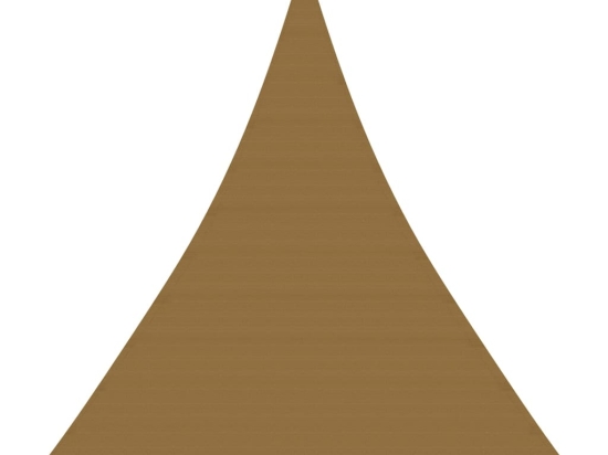 Πανί Σκίασης Taupe 5 x 6 x 6 μ. από HDPE 160 γρ./μ²