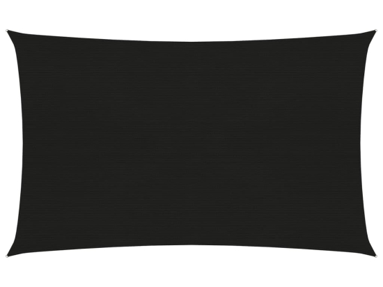 Πανί Σκίασης Μαύρο 2,5 x 4,5 μ. από HDPE 160 γρ./μ²