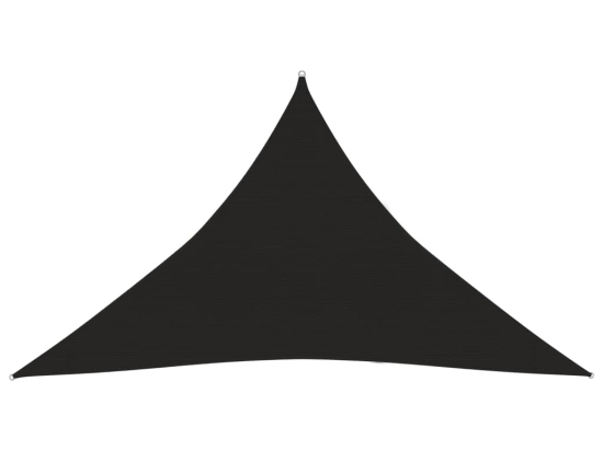 Πανί Σκίασης Μαύρο 4 x 4 x 5,8 μ. από HDPE 160 γρ./μ²