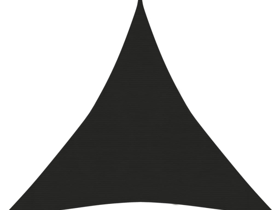Πανί Σκίασης Μαύρο 4,5 x 4,5 x 4,5 μ. από HDPE 160 γρ./μ²