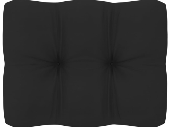 Μαξιλάρι καναπέ μαύρο 50x40x10 εκ