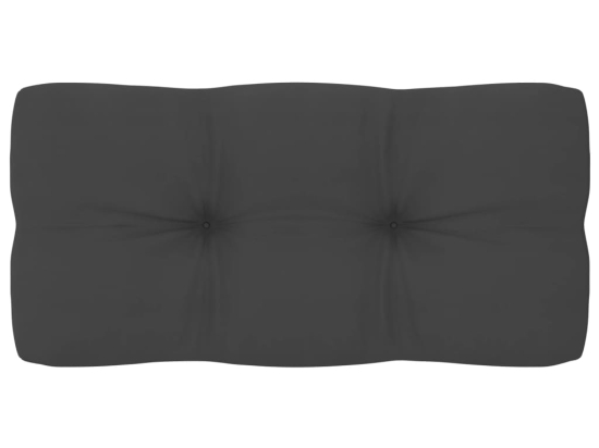 Μαξιλάρι καναπέ ανθρακί 80x40x10 εκ