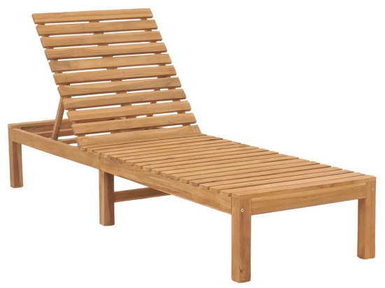 Ξαπλώστρα από μασίφ ξύλο teak