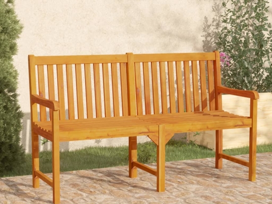 Παγκάκι κήπου από μασίφ ξύλο ακακίας 150x55x90 εκ