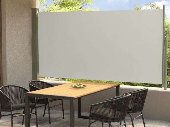 Σκίαστρο Πλαϊνό Συρόμενο Βεράντας Κρεμ 160 x 300 εκ.