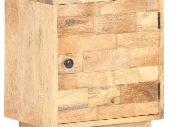 Κομοδίνο από μασίφ ξύλο μάνγκο 40x30x45 εκ
