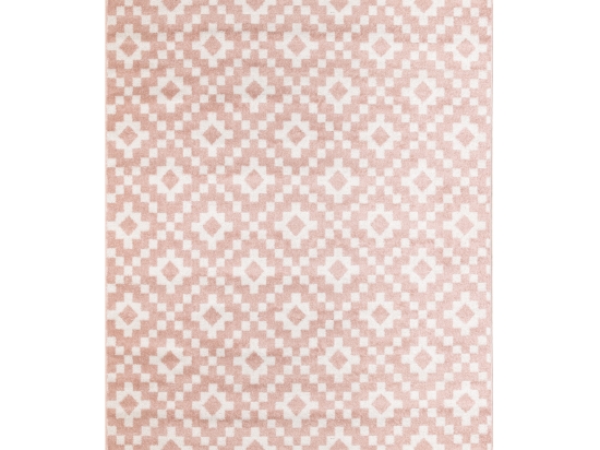 Χαλί Chroma σε ροζ και κρεμ απόχρωση 160x230 εκ