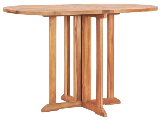 Τραπέζι κήπου Butterfly πτυσσόμενο από μασίφ ξύλο teak 120x70x75 εκ
