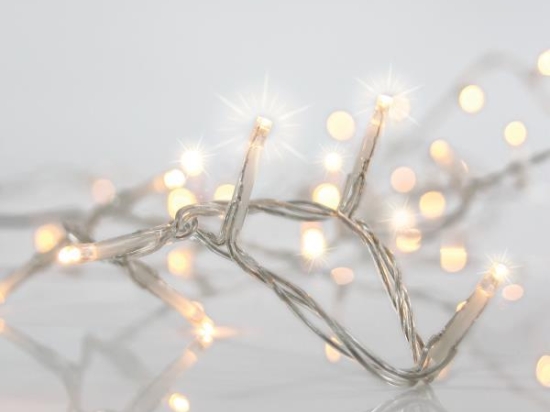 288 led flashing επεκτεινόμενη συμμετρική κουρτίνα θερμό λευκό φως και διάφανο καλώδιο IP44 6x0.6μ