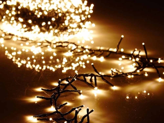 1200 LED Εξωτερικού χώρου IP44 σταθερού φωτισμού  πράσινο καλώδιο και soft φως 60 μ