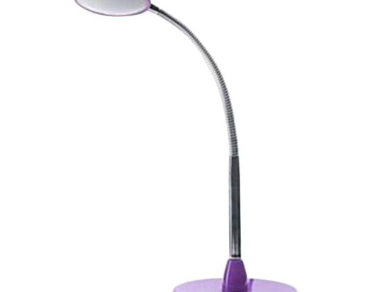 Minnie μεταλλικό μωβ led φωτιστικό γραφείου 43 εκ