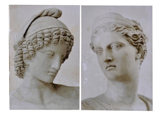 Πίνακας antique σετ των δύο 80x4x120 εκ