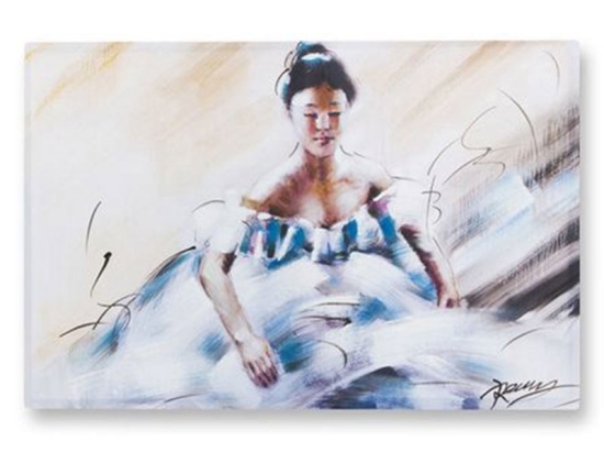 Πίνακας the blue bride σε καμβά 90x3x60 εκ