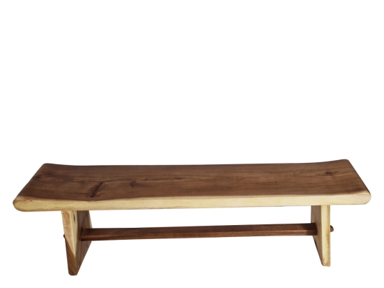 Verona ξύλινο παγκάκι σε φυσική απόχρωση 150x30x45 εκ
