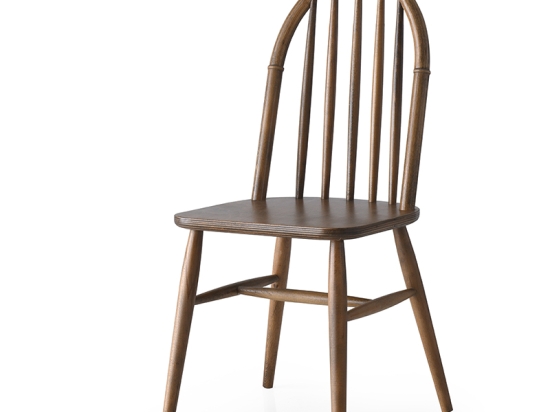 Bony ξύλινη καρέκλα σε φυσική απόχρωση 42x47x92 εκ