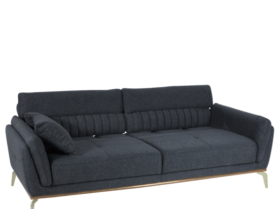 Καναπές karen τετραθέσιος γκρι 235x100x90 εκ