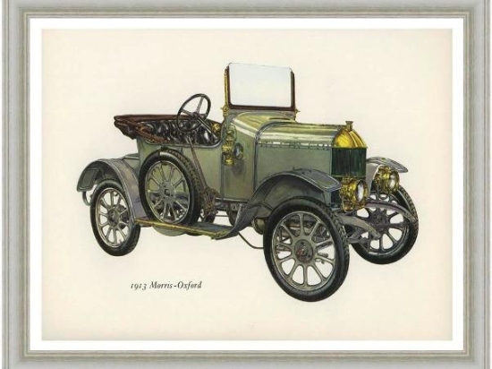 Χειροποίητος πίνακας Morris Oxford 1913