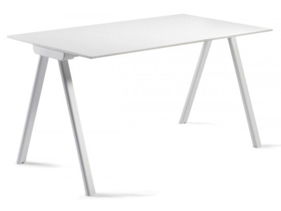 Surfy γραφείο παραλληλόγραμμο μεταλλικό με laminate επιφάνεια