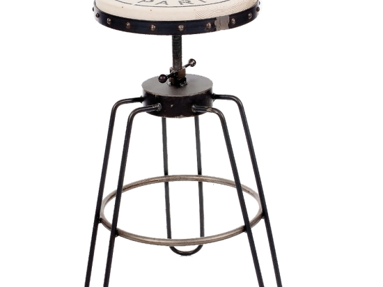 Dale Bistro industrial μεταλλικό σκαμπό σε διάφορα χρώματα 46x46x75 εκ