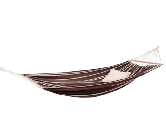Brasilia Mocca αιώρα δύο ατόμων με ξύλο 210x140 εκ 