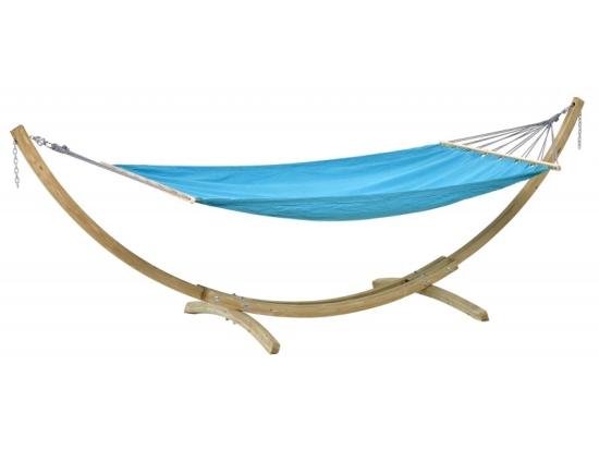 Αιώρα με ξύλινη βάση Miami Set aqua 358x113x105 εκ
