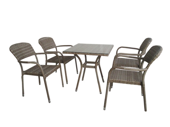 Coffee set τριών τεμαχίων από wicker