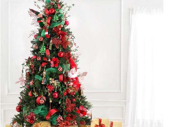 Elve's Tree ολοκληρωμένη διακοσμητική πρόταση με δέντρο, 138 στολίδια και 800 led