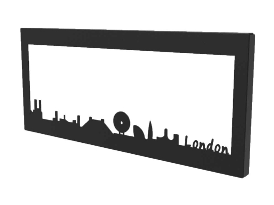 Κάδρο μεταλλικό skyline London 35x2x15 εκ