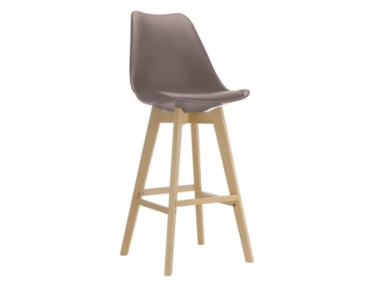 Martin σκαμπώ bar pp sand beige 49x54x106 εκ