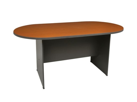 Συνεδρίου oval τραπέζι 180x90cm dg cherry