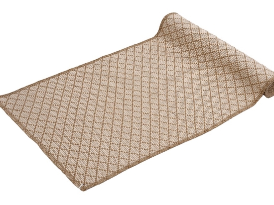 Μπεζ runner με ρόμβους 30x180 εκ