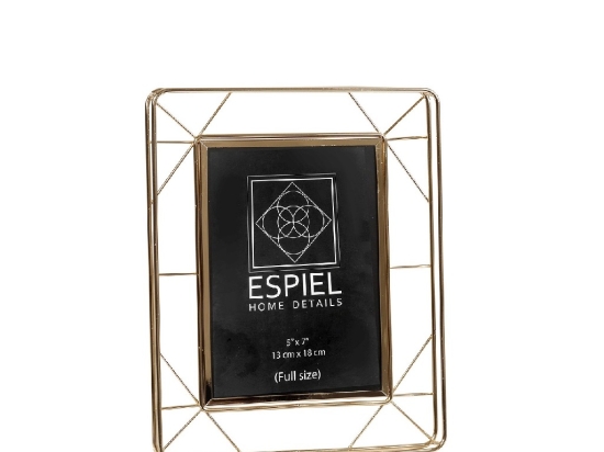 Classic μεταλλική κορνίζα 18x23 εκ σε χρυσή απόχρωση για φωτογραφία 10x15 εκ